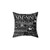 B99 Memorable Quotes Pillow (White on Black)