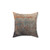 Light Rust Metal Pillow