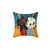 Sunflower Couple Decorative Pillow