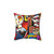 Funky Art Ladies Collage Decorative Pillow