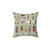 Decorative insect pattern pillow by Cecca Designs