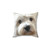 Westie Dog Portrait Pillow