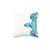 Coastal Sea Turtle Watercolor Painting Pillow