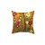 Gustav Klimt Flowers Decorative Pillow