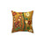 Gustav Klimt Flowers Decorative Pillow