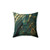 Feather Glitter Decorative Accent Pillow