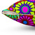 Retro Flower Power Hippie Floral Pillow