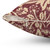William Morris Brer Rabbit Burgundy Pattern Pillow