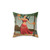 Hawaiian Vintage Hula Girl Decorative Pillow