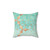 Soft Aquamarine Gradient Pillow