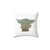 Baby Yoda Silhouette Decorative Throw Pillow