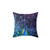 Watercolor Peacock Feather Throw Pillow