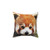 Soft, plush red panda pillow for home decor