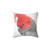 Cockatoo Watercolor Design Pillow