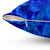 Cobalt Facets Decorative Throw Pillow