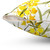 Golden Wattle Flower Watercolor Pillow