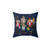 Decorative holiday nutcracker pillow