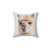 Colorful Alpaca Throw Pillow