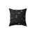 Cosmic Space Pillow with Celestial Patterns