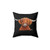 Soft Highland Cow Pillow by Shirley MacArthur