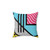 Abstract 80s Memphis Pop Art Style Pillow