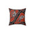 Aboriginal Art Kangaroo Hunting Decorative Pillow