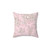 Vintage French Country Pink Toile Decorative Pillow