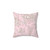 Vintage French Country Pink Toile Decorative Pillow