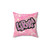 Libra Zodiac Pillow with Iconic Y2K Aesthetic and Glitter Logo