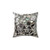 Sparkly Silver Glitter and Mirror Throw Pillow