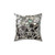 Sparkly Silver Glitter and Mirror Throw Pillow