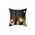 Ghost Parade Autumn Pillow with Spooky Forest Landscape