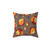 Jurassic Amber Pillow with Dinosaur Bone & Mosquito Pattern