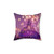 Glowing Castle Print Decorative Pillow