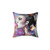 Bubble Girl Themed Decorative Throw Pillow