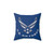 U.S. Air Force Symbol Pillow for Dark Colors