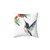 Hummingbird and Flower Decorative Pillow