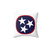 Tennessee Tristar Pillow showcasing the iconic state flag