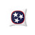 Tennessee Tristar Pillow showcasing the iconic state flag