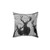 Deer Watercolor Throw Pillow