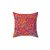 Abstract Jackson Pollock Style Color Throw Pillow