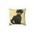 Sly Victorian Fox Decorative Pillow