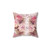 Vintage Shabby Chic Floral Decorative Pillow