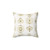 Minimalist Gold Evil Eyes Decorative Pillow