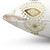 Minimalist Gold Evil Eyes Decorative Pillow
