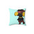 Cheerleader Bison Pillow - Adorable College Mascot Decor