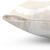 Modern Abstract Swirl Pattern Pillow in Beige and White