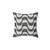 Copacabana Beach Geometric Pattern Pillow