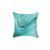 Sea Green Ink Painting Decorative Pillow