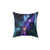 Luminous Galaxy Pillow with Celestial Design